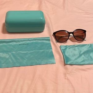 Tiffany Sunglasses 4117-B Tortoise Color